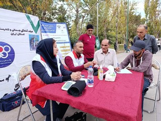 برگزاری ایستگاه تندرستی در پارک پلیس با همکاری هیأت‌های آمادگی جسمانی و پزشکی ورزشی استان تهران