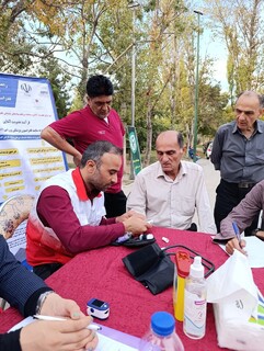 برگزاری ایستگاه تندرستی در پارک پلیس با همکاری هیأت‌های آمادگی جسمانی و پزشکی ورزشی استان تهران