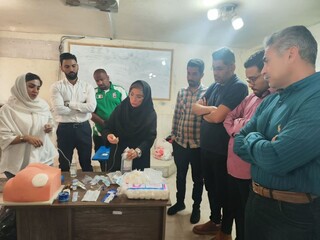 دوره مدون امدادگری ورزشی در استان خوزستان