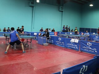 پوشش پزشکی مسابقات تنیس روی میز هفتیمن المپیاد استعدادهای برتر-کرمان