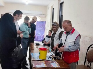 هفتمین پویش سراسری ایستگاه رایگان تندرستی در بندرعباس برگزار شد