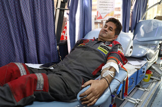 برگزاری پویش اهدا خون به مناسبت هفته تربیت بدنی توسط هیات پزشکی ورزشی فارس