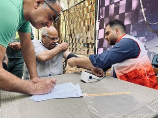 دومین روز پویش ایستگاه رایگان تندرستی در یزد