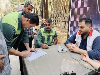 دومین روز پویش ایستگاه رایگان تندرستی در یزد