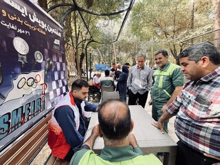 دومین روز پویش ایستگاه رایگان تندرستی در یزد