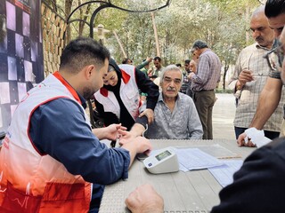 دومین روز پویش ایستگاه رایگان تندرستی در یزد