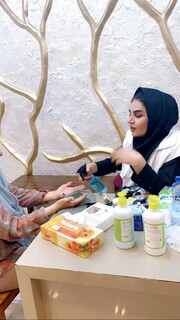 برپایی ایستگاه رایگان تندرستی توسط هیات پزشکی ورزشی گچساران و ارائه خدمت به 200 نفر