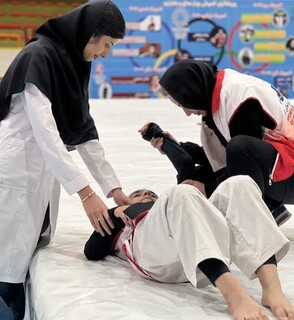 پوشش پزشکی مسابقات هنرهای رزمی هفتمین المپیاد برتر - چهار محال و بختیاری