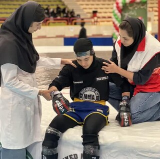 پوشش پزشکی مسابقات هنرهای رزمی هفتمین المپیاد برتر - چهار محال و بختیاری