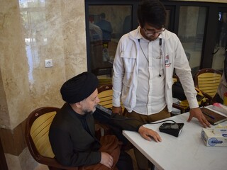 اجرای هفتمین پویش ایستگاه رایگان تندرستی در قم