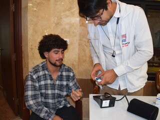 اجرای هفتمین پویش ایستگاه رایگان تندرستی در قم