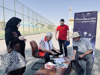 سومین روز پویش ایستگاه رایگان تندرستی در یزد