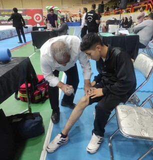 پوشش پزشکی هفتمین امپیاد پسران - پهار محال و بختیاری