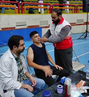 پوشش پزشکی هفتمین امپیاد پسران - پهار محال و بختیاری