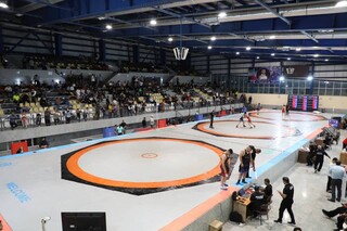 پوشش پزشکی رقابتهای کشتی المپیاد استعدادهای برتر توسط هیات پزشکی ورزشی فارس