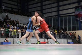 پوشش پزشکی رقابتهای کشتی المپیاد استعدادهای برتر توسط هیات پزشکی ورزشی فارس