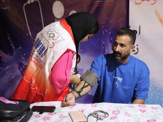 برپایی هفتمین ایستگاه رایگان تندرستی در کرمان