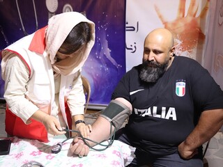 برپایی هفتمین ایستگاه رایگان تندرستی در کرمان