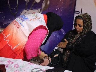 برپایی هفتمین ایستگاه رایگان تندرستی در کرمان