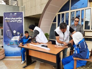 دومین روز پویش ایستگاه رایگان سلامت و تندرستی در اردبیل