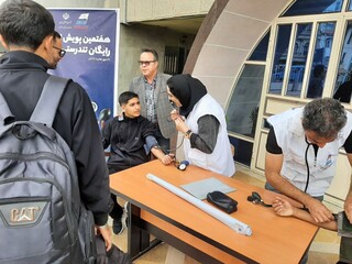 دومین روز پویش ایستگاه رایگان سلامت و تندرستی در اردبیل