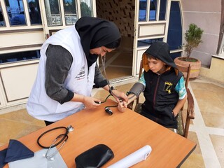 دومین روز پویش ایستگاه رایگان سلامت و تندرستی در اردبیل