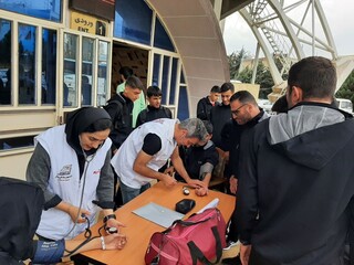 دومین روز پویش ایستگاه رایگان سلامت و تندرستی در اردبیل