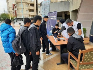 دومین روز پویش ایستگاه رایگان سلامت و تندرستی در اردبیل