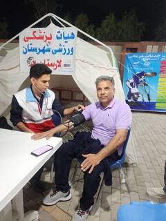 ارائه خدمات به بیش از 300 نفر در ایستگاه رایگان تندرستی شهرستان لارستان طی 3 روز