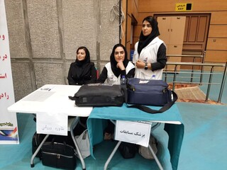 پوشش پزشکی مسابقات کبدی المپیاد استعدادهای برتر در اردبیل