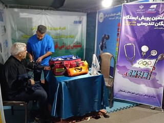 هفتمین پویش ایستگاه رایگان تندرستی هیأت پزشکی ورزشی رفسنجان