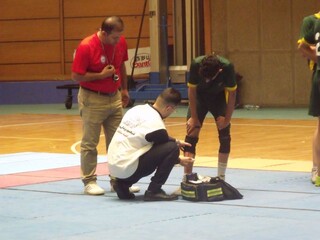 پوشش پزشکی مسابقات کبدی پسران المپیاد استعدادهای برتر در اردبیل