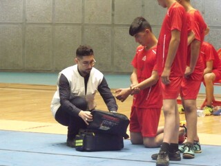 پوشش پزشکی مسابقات کبدی پسران المپیاد استعدادهای برتر در اردبیل