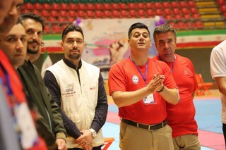 پوشش پزشکی مسابقات کبدی پسران المپیاد استعدادهای برتر در اردبیل