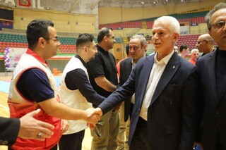 پوشش پزشکی مسابقات کبدی پسران المپیاد استعدادهای برتر در اردبیل