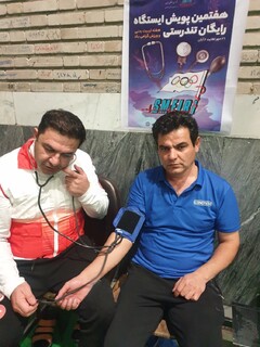 ارائه خدمات به 226نفر در ایستگاه رایگان تندرستی نقده وبوکان