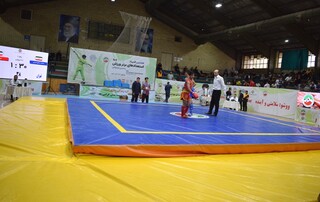 پوشش پزشکی مسابقات ووشو پسران المپیاد استعدادهای برتر در قم