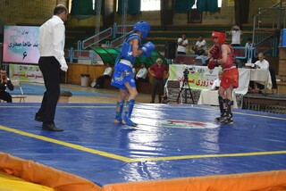 پوشش پزشکی مسابقات ووشو پسران المپیاد استعدادهای برتر در قم