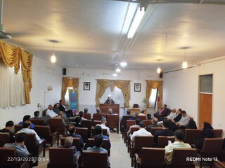 دیدار رئیس و اعضای هیات پزشکی ورزشی شهرستان جهرم فارس با حجت‌الاسلام محمدحسین مدبر امام جمعه این شهرستان