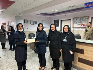 بازدید هیأت پزشکی ورزشی آذربایجان‌غربی از بیمارستان طالقانی به مناسبت روز پرستاری