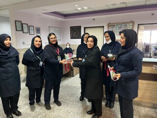 بازدید هیأت پزشکی ورزشی آذربایجان‌غربی از بیمارستان طالقانی به مناسبت روز پرستاری