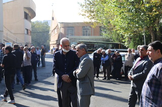 مراسم تشییع پیکر زنده یاد اکبر کارگرجم