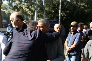 مراسم تشییع پیکر زنده یاد اکبر کارگرجم