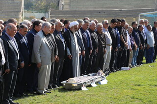 مراسم تشییع پیکر زنده یاد اکبر کارگرجم