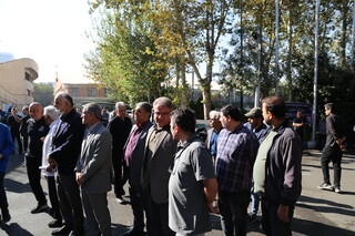 مراسم تشییع پیکر زنده یاد اکبر کارگرجم