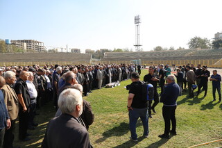 مراسم تشییع پیکر زنده یاد اکبر کارگرجم