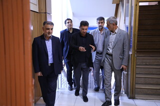 حضور دکتر نوروزی و سرمربی تیم ملی فوتبال در فدراسیون ورزش زورخانه ای