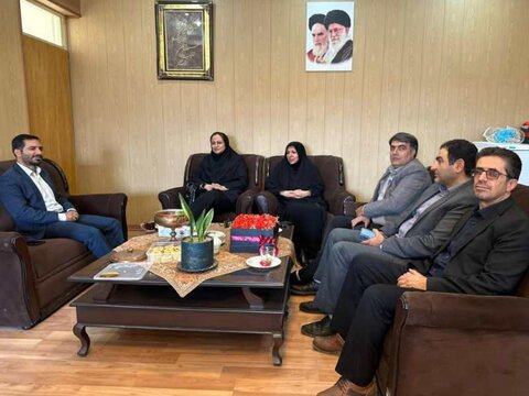 نشست دکتر محمودآبادی با رئیس دانشگاه پیام نور سیرجان