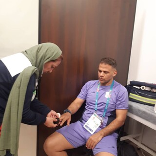 خدمات تیم پزشکی فدراسیون پزشکی ورزشی در محل برگزاری بازی‌های همبستگی کشورهای اسلامی