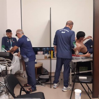 خدمات تیم پزشکی فدراسیون پزشکی ورزشی در محل برگزاری بازی‌های همبستگی کشورهای اسلامی